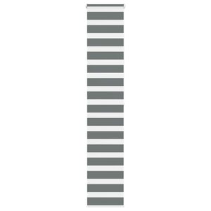 vidaXL Store zèbre gris foncé largeur du tissu 35 9 cm polyester