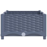 vidaXL Lit surélevé 80x40x23 cm Polypropylène