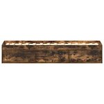 vidaXL Cadre de lit sans matelas chêne fumé 90x190 cm