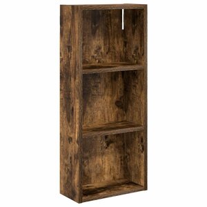vidaXL Armoire murale de salle de bain Chêne Fumé 30 x 14 x 70 cm