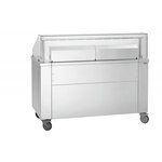 Poste de cuisson mobile avec ventilation - bartscher -  - acier inoxydable 1520x770x1263mm