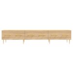 vidaXL Meuble TV chêne sonoma 150x36x30 cm bois d'ingénierie