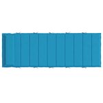vidaXL Coussin de transat ensoleillé Bleu clair 178 x 60 x 4 cm