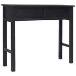 vidaXL Table console Noir 90 x 30 x 77 cm Bois