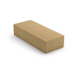 Caisse carton télescopique simple cannelure à montage instantané 120x50x20/35 cm (lot de 5)