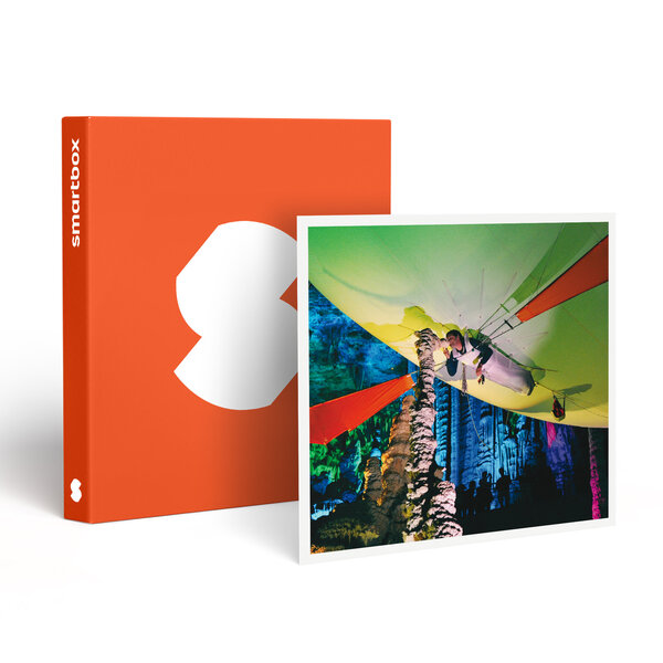 SMARTBOX - Coffret Cadeau Vol en aéroplume de 20 min avec 2 accompagnants au sol dans une grotte près d'Alès - Sport & Aventure