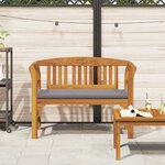 vidaXL banc Finition à l'huile naturelle 114 x 46 x 82 5 cm