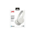 Jvc has35btwu deep bass bluetooth on ear headphones¦voice-assistant¦white