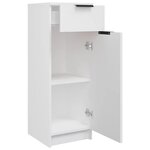 vidaXL Armoire de salle de bain blanc 32x34x90 cm bois d'ingénierie