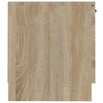 vidaXL Meuble TV chêne sonoma 140x35x40 cm bois d'ingénierie