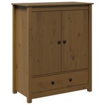 vidaXL Buffet Marron miel 83x41 5x100 cm Bois massif de pin