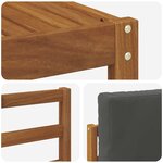 vidaXL Ensemble de canapés d'extérieur 8 Pièces Naturel et Anthracite