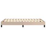 vidaXL Cadre de lit sans matelas cappuccino 120x200 cm similicuir