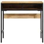 vidaXL Bureau d'écriture avec étagère Marron 80 x 50 x 75 cm