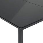 vidaXL Ensemble à manger de jardin 5 Pièces et coussins marron poly rotin