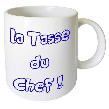 Tasse en céramique chef cbkreation