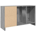 vidaXL Armoire d'évier sonoma gris 90x29x55 cm bois d'ingénierie