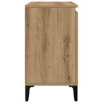 vidaXL Armoire d'évier chêne artisanal 58x33x60 cm bois d'ingénierie