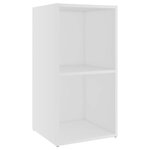 vidaXL Meubles TV 2 Pièces Blanc 72x35x36 5 cm Aggloméré