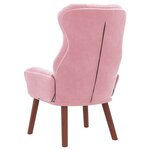 vidaXL Fauteuil relaxant Rose 69 x 74 x 93 cm Velours