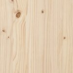 vidaXL Support pour bois de chauffage 100x25x100 cm Bois de pin