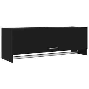 vidaXL Garde-robe noir 100x32 5x35 cm bois d'ingénierie