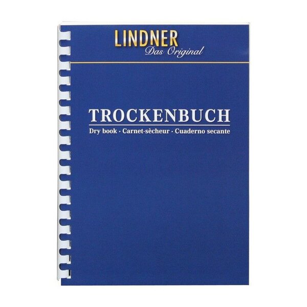 Carnet sécheur Lindner format A5 pour timbres-poste.