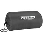 ABBEY CAMP Sac de couchage momie - 100% polyester - Température de confort : 10°C env - 200 x 80cm - Gris