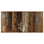 vidaXL Table à manger 140x70x75 cm Bois de récupération massif