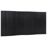 vidaXL Cloison de séparation noir 165x400 cm bambou