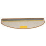 vidaXL Tapis d'escalier 10 Pièces 65x21x4 cm Beige