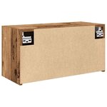 vidaXL Armoire murale de bain vieux bois 60x25x30 cm bois d'ingénierie