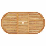 vidaXL Ensemble de salle à manger pour jardin 5 Pièces Marron