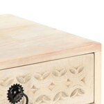 vidaXL Table de chevet 40x30x50 cm Bois de manguier massif