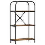 vidaXL Étagère Chêne fumé 60 x 30 x 109 cm Bois d'ingénierie