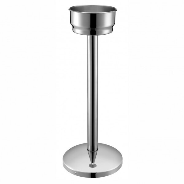 Porte seau à champagne sur pied inox 1 bouteille ø 18 cm - pujadas -  - inox x675mm