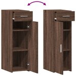 vidaXL Buffet chêne marron 30x42 5x93 cm bois d'ingénierie