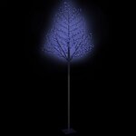 vidaXL Sapin de Noël 600 LED bleues Cerisier en fleurs 300 cm