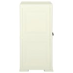 vidaXL Armoire plastique 79x43x85 5 cm design bois glace à la vanille