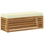 vidaXL Banc de Jardin Bois d'Acacia Massif Naturel