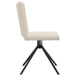 vidaXL Chaises à manger lot de 2 Lin