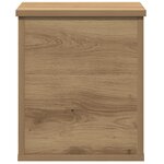 Caisse de rangement vidaXL Artisan Chêne 30x35x35 cm en bois d'ingénierie