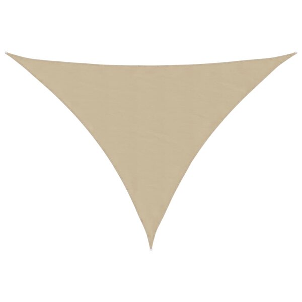 vidaXL Voile de parasol tissu oxford triangulaire 2 5x2 5x3 5 m beige