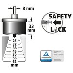 wolfcraft Scie cloche standard Acier tungstène 33 mm 2160000