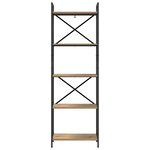 vidaXL Étagère Chêne artisanal 56 x 34 x 171 cm Bois d'ingénierie