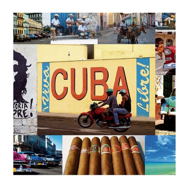 Set de 4 sous-verre cuba cbkreation
