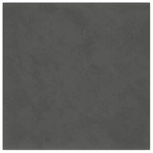 vidaXL Tête de lit murale 12 Pièces Gris foncé Velours