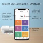 Imprimante hp tout-en-un jet d'encre couleur - deskjet plus 4110e - idéal pour la famille - 6 mois d'instant ink inclus avec hp+