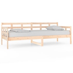vidaXL Lit de jour sans matelas bois de pin massif 80x200 cm