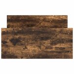 vidaXL Cadre de lit sans matelas chêne fumé 90x200cm bois d'ingénierie